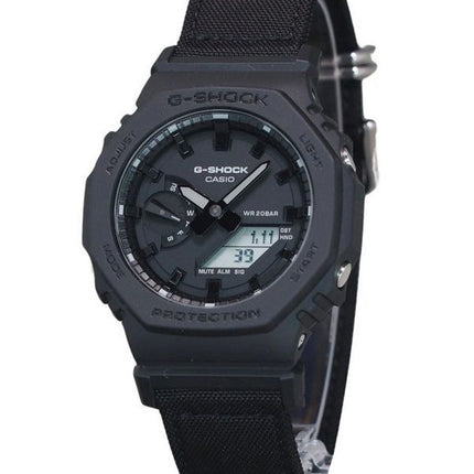 Casio G-Shock analoginen digitaalinen Eco-kangashihna musta kellotaulu Quartz GA-2100BCE-1A 200M miesten kello