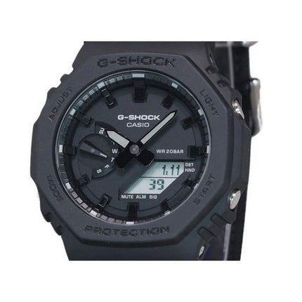 Casio G-Shock analoginen digitaalinen Eco-kangashihna musta kellotaulu Quartz GA-2100BCE-1A 200M miesten kello