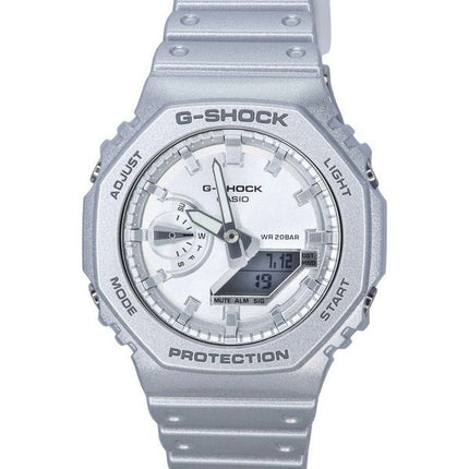 Casio G-Shock Analog Digital Retrofuture -sarjan metallinen hopeakvartsi GA-2100FF-8A 200M miesten kello