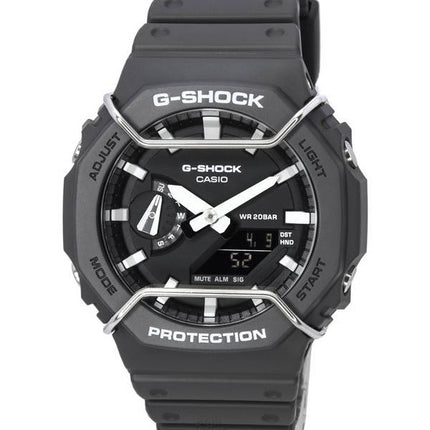 Casio Tone-on-Tone G-Shock analoginen digitaalinen musta kellotaulu kvartsi GA-2100PTS-8A GA2100PTS-8 200M miesten kello