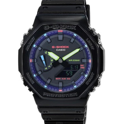 Casio G-Shock Virtual Rainbow Analoginen digitaalinen kvartsi GA-2100RGB-1A GA2100RGB-1 200M miesten kello