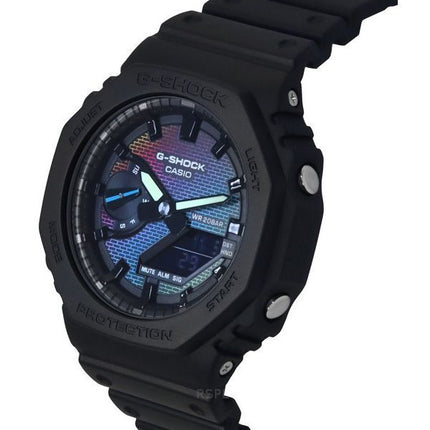 Casio G-Shock analoginen digitaalinen biopohjainen hartsihihna monivärinen kellotaulu kvartsi GA-2100RW-1A 200M miesten kello