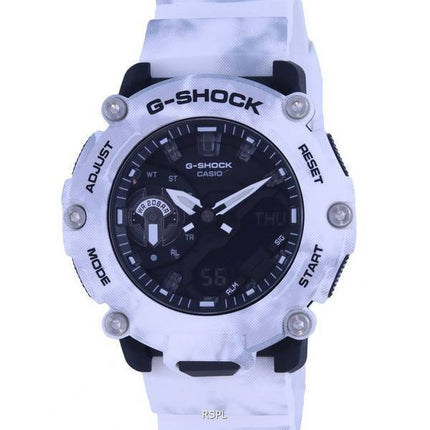 Casio G-Shock Grunge Snow Camouflage Analoginen digitaalinen kvartsi GA-2200GC-7A GA2200GC-7 200M miesten kello