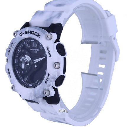 Casio G-Shock Grunge Snow Camouflage Analoginen digitaalinen kvartsi GA-2200GC-7A GA2200GC-7 200M miesten kello