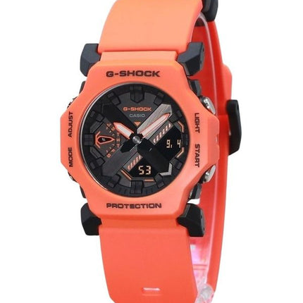 Casio G-Shock analoginen digitaalinen biopohjainen oranssi hartsihihna musta kellotaulu Quartz GA-2300FL-4A 200M miesten kello