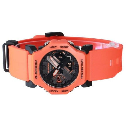 Casio G-Shock analoginen digitaalinen biopohjainen oranssi hartsihihna musta kellotaulu Quartz GA-2300FL-4A 200M miesten kello