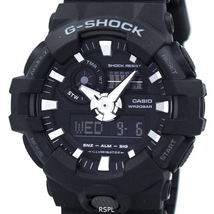 Casio G-Shock Analoginen digitaalinen GA-700-1B GA700-1B Miesten kello