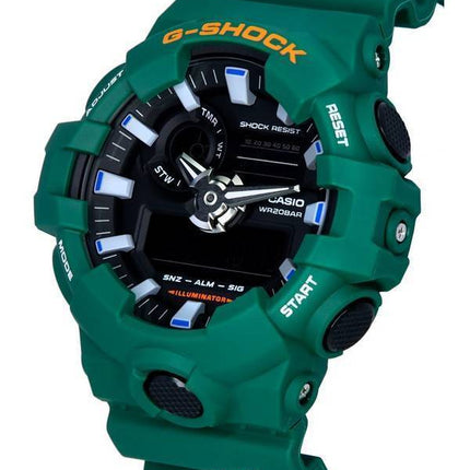 Casio G-Shock suositut henkiset värit vihreä analoginen digitaalinen kvartsi GA-700SC-3A GA700SC-3 200M miesten kello