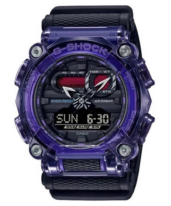 Casio G-Shock Tech Skeleton World Time analoginen digitaalinen GA-900TS-6A GA900TS-6 200M miesten kello