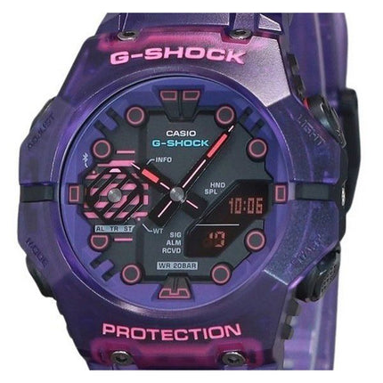 Casio G-Shock Cyberspace analoginen digitaalinen älypuhelinlinkki Bluetooth musta kellotaulu Quartz GA-B001CBRS-6A 200M miesten