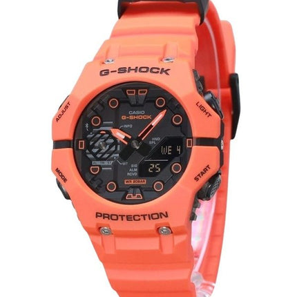 Casio G-Shock analoginen digitaalinen älypuhelinlinkki biopohjainen oranssi hartsihihna, harmaa kellotaulu kvartsi GA-B001FL-4A