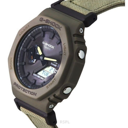 Casio G-Shock analoginen digitaalinen älypuhelinlinkki Bluetooth-pronssikellotaulu Tough Solar GA-B2100CT-5A 200M miesten kello