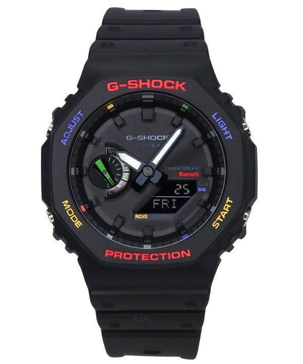 Casio G-Shock Mobile Link Analoginen digitaalinen musta kellotaulu Solar GA-B2100FC-1A 200M miesten kello