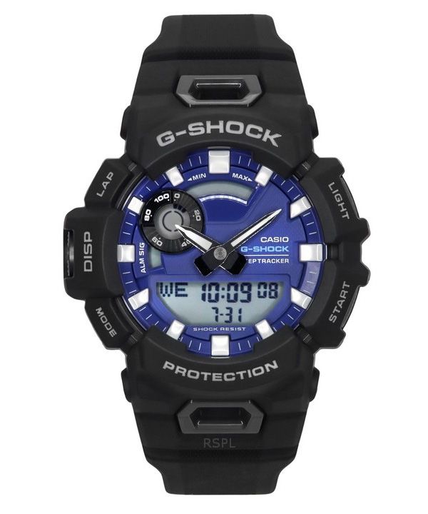 Casio G-Shock G-Squad analoginen digitaalinen älypuhelinlinkki biopohjainen hartsihihna sininen kellotaulu kvartsi GBA-900CB-1A