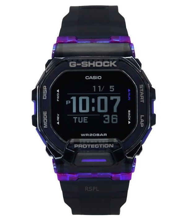 Casio G-Shock G-Squad digitaalinen älypuhelinlinkki hartsihihna kvartsi GBD-200SM-1A6 200M miesten kello