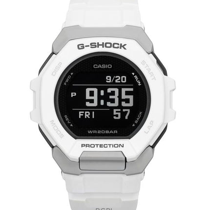 Casio G-Shock G-Squad digitaalinen älypuhelinlinkki valkoinen biopohjainen hartsikvartsi GBD-300-7 200M miesten kello