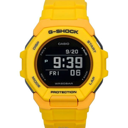 Casio G-Shock G-Squad digitaalinen älypuhelinlinkki, keltainen biopohjainen hartsikvartsi GBD-300-9 200M miesten kello