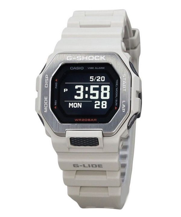 Casio G-Shock G-Lide digitaalinen älypuhelinlinkki harmaa hartsihihna kvartsi GBX-100-8 200M miesten kello