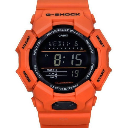 Casio G-Shock digitaalinen biopohjainen oranssi hartsihihna musta kellotaulu kvartsi GD-010-4 200M miesten kello