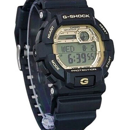 Casio G-Shock 10-vuotispäivän digitaalinen hartsihihna kultainen kellotaulu Quartz GD-350GB-1 200M miesten kello