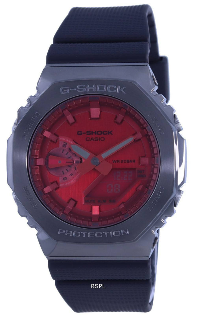 Casio G-Shock World Time analoginen digitaalinen metallipäällysteinen GM-2100B-4A GM2100B-4 200M naisten kello