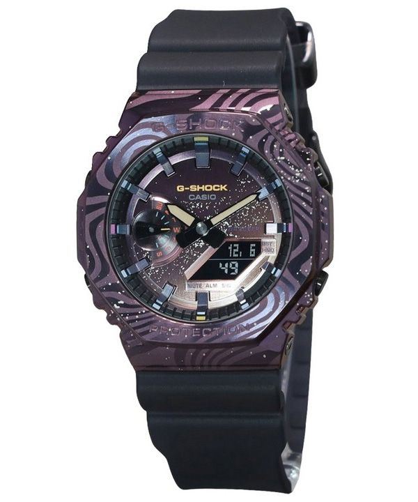 Casio G-Shock Milky Way Galaxy Limited Edition monivärinen kellotaulu kvartsi GM-2100MWG-1A 200M miesten kello