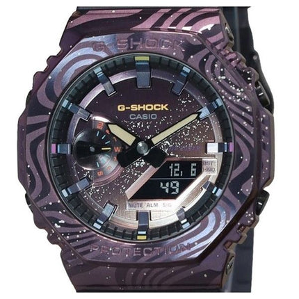 Casio G-Shock Milky Way Galaxy Limited Edition monivärinen kellotaulu kvartsi GM-2100MWG-1A 200M miesten kello