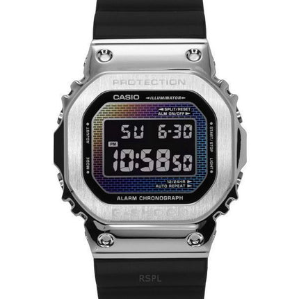 Casio G-Shock G-Steel digitaalinen sateenkaari tiiliseinä monivärinen kellotaulu kvartsi GM-5600RW-1 200M miesten kello