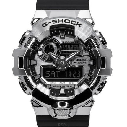 Casio G-Shock G-Steel analoginen digitaalinen hartsihihna hopea kellotaulu kvartsi GM-700-1A 200M miesten kello