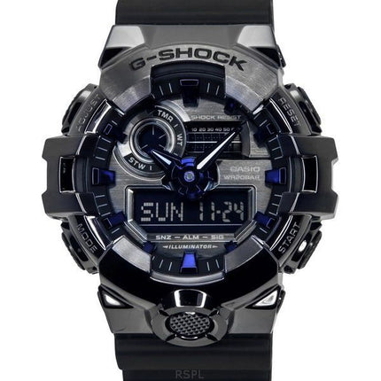 Casio G-Shock G-Steel analoginen digitaalinen hartsihihna, harmaa kellotaulu kvartsi GM-700P-6A 200M miesten kello