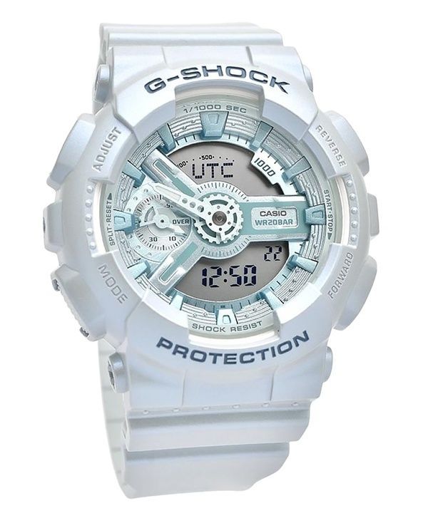 Casio G-Shock analoginen digitaalinen biopohjainen hartsihihna sininen kellotaulu kvartsi GMA-S110ST-2A 200M naisten kello