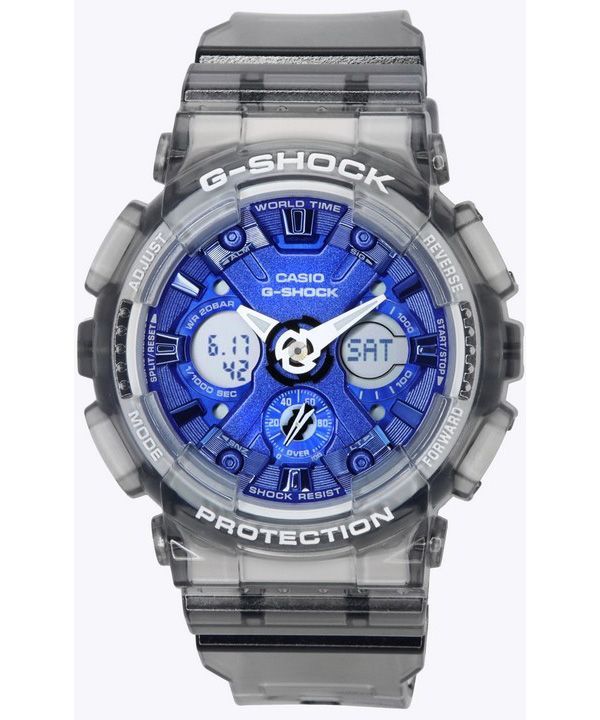 Casio G-Shock läpikuultava harmaa analoginen digitaalinen kvartsi GMA-S120TB-8A 200M naisten kello