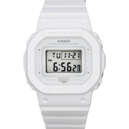 Casio G-Shock digitaalinen valkoinen hartsihihna valkoinen kellotaulu kvartsi GMD-S5600BA-7 200M naisten kello