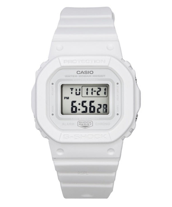 Casio G-Shock digitaalinen valkoinen hartsihihna valkoinen kellotaulu kvartsi GMD-S5600BA-7 200M naisten kello