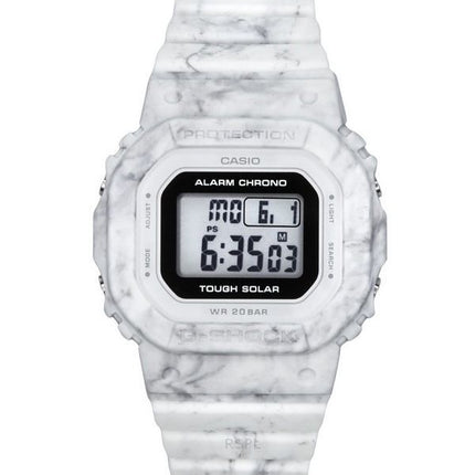 Casio G-Shock digitaalinen valkoinen biopohjainen hartsihihna kestävä aurinkoenergia GMS-S5600RT-7 200M naisten kello