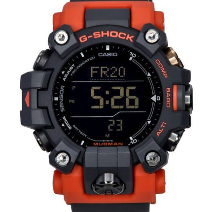 Casio G-Shock Mudman Master Of G-Land digitaalinen oranssi ja musta hartsiranneke Solar GW-9500-1A4 200M miesten kello