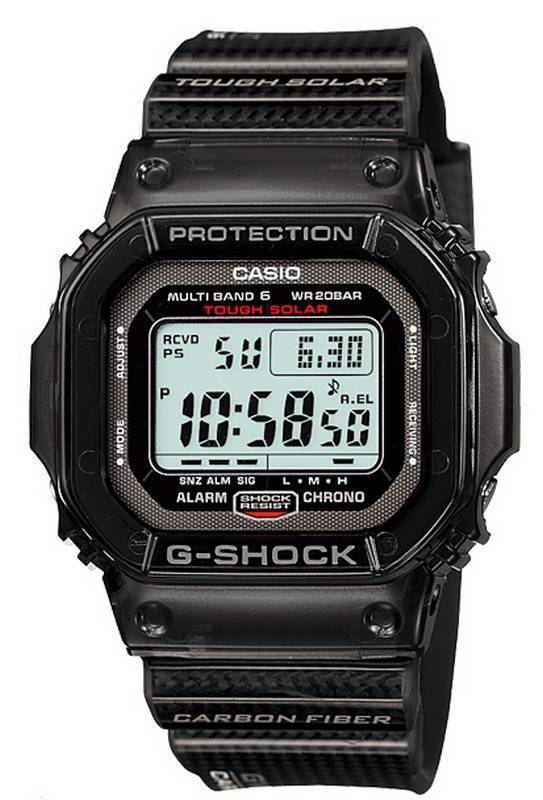 Casio G shock GW-S5600-1JF hiilikuitu lisää yhtye MULTI yhtye 6 Limited Editionin kello