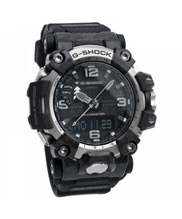 Casio G-Shock Mudmaster analoginen digitaalinen aurinkoenergialla toimiva GWG-2000-1A1 GWG2000-1 200M miesten kello