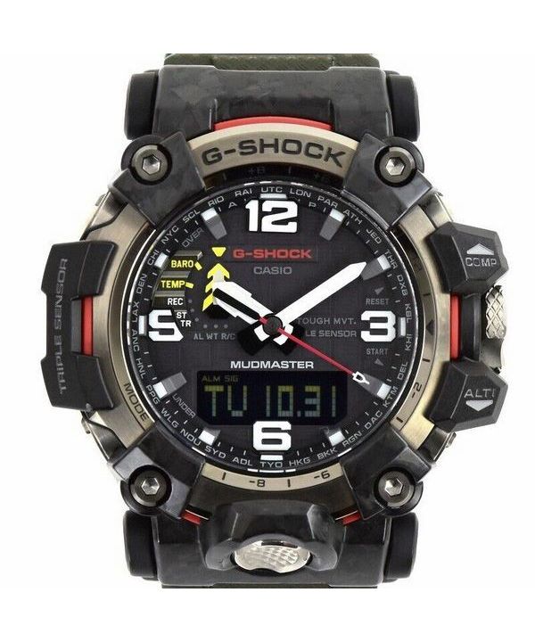 Casio G-Shock Mudmaster analoginen digitaalinen aurinkoenergialla toimiva GWG-2000-1A3 GWG2000-1 200M miesten kello