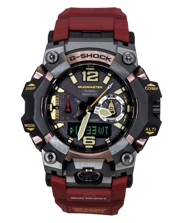 Casio G-Shock Master Of G-Land Mudmaster analoginen digitaalinen älypuhelinlinkki musta kellotaulu aurinkopaneeli GWG-B1000-1A4