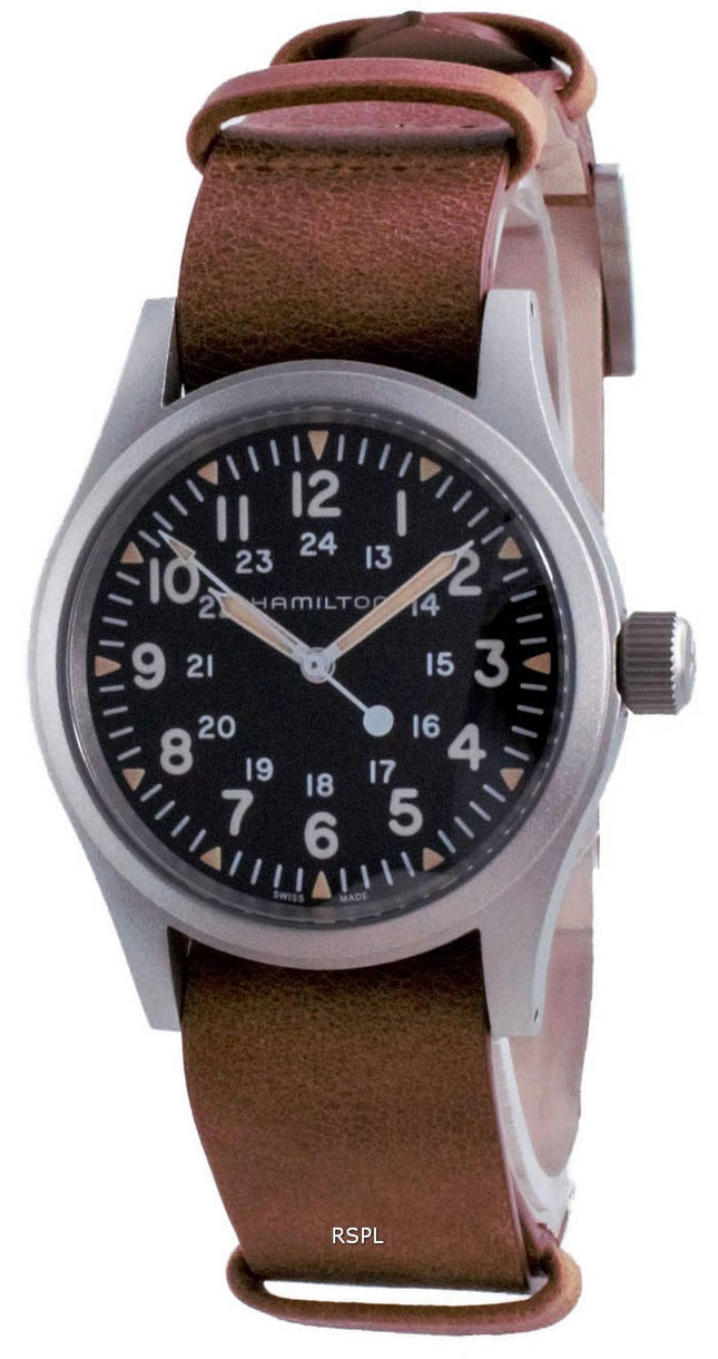 Hamilton Khaki Field Black Dial Mechanical H69439531 miesten kello