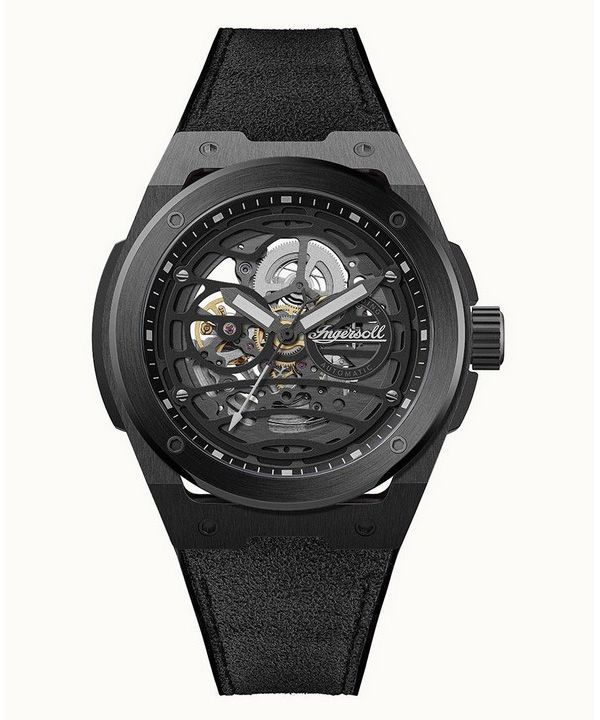 Ingersoll Springfield Black Skeleton Dial automaattinen I15201 miesten kello