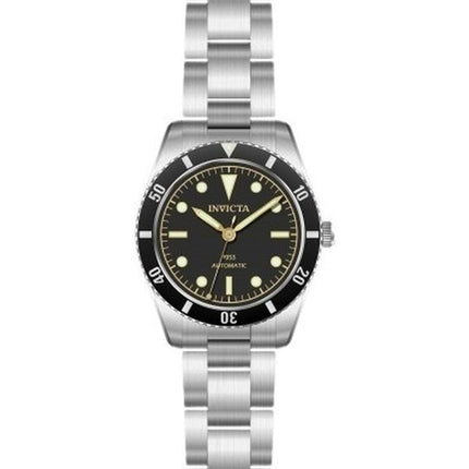 Invicta Vintage Pro Diver ruostumattomasta teräksestä valmistettu musta kellotaulu automaattinen sukeltaja 31290 200M miesten ke