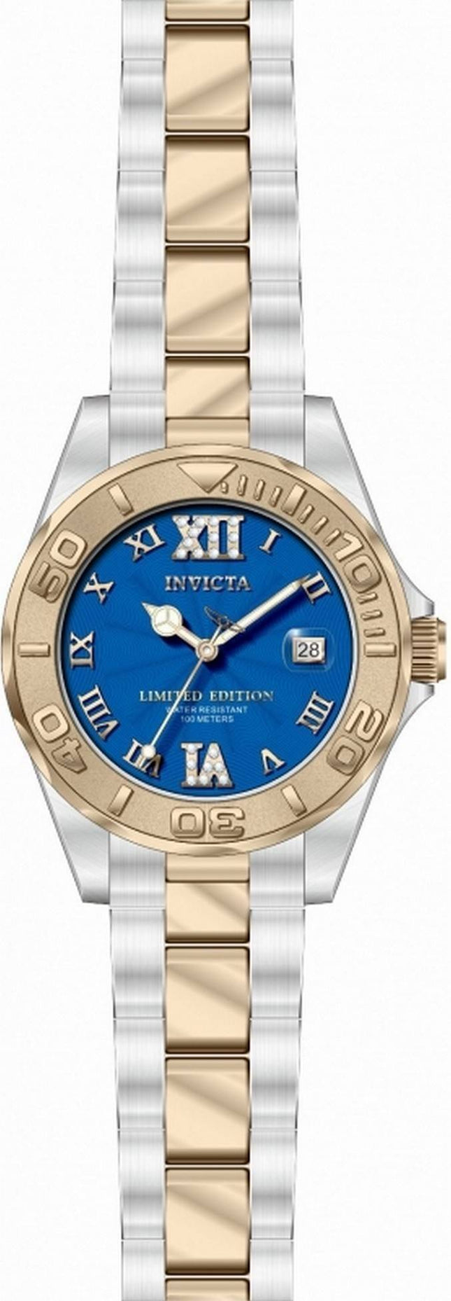 Invicta Pro Diver Limited Edition Blue Dial Quartz 34261 100M Dameur