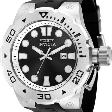 Invicta Pro Diver silikoni musta kellotaulu kvartsi 36996 100M miesten kello