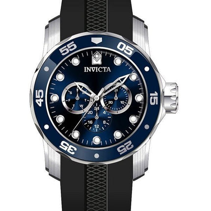 Invicta Pro Diver Scuba GMT silikonihihna sininen kellotaulu kvartsi 45722 50M miesten kello