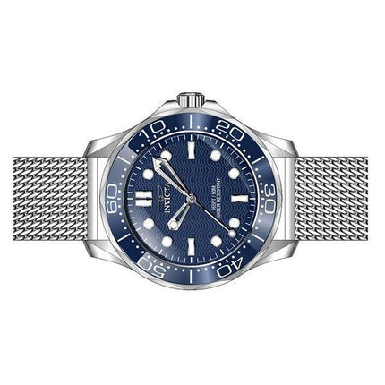 Invicta Pro Diver ruostumattomasta teräksestä valmistettu sininen kellotaulu kvartsi 45981 miesten kello