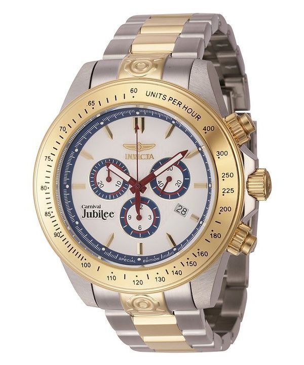 Invicta Cruiseline Chronograph Limited Edition White Dial Quartz Diver&#39,s 46145 200M Miesten kello