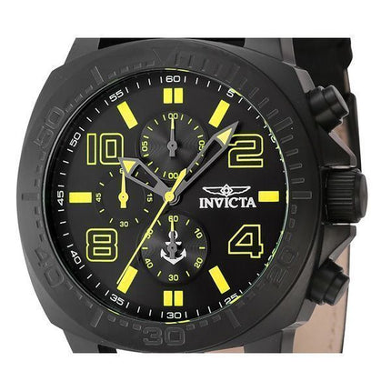 Invicta Ocean Voyage Chronograph nailonhihna musta kellotaulu kvartsi 46287 miesten kello