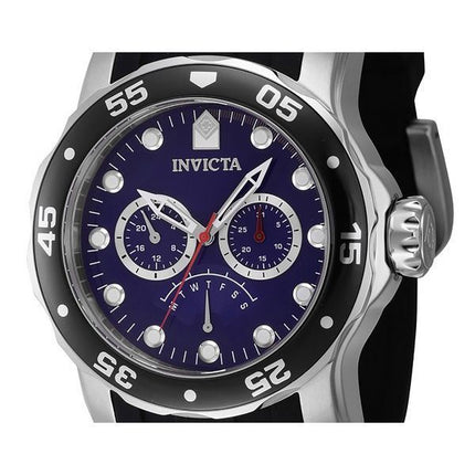 Invicta Pro Diver Retrograde GMT Blue Dial Quartz 46967 100M Miesten kello